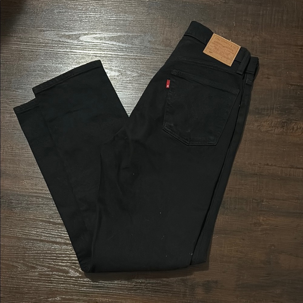 Levi's High Rise Vintage Black Denim Jeans